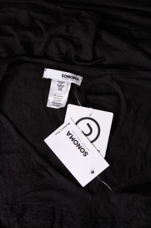 Дамска блуза Sonoma, Размер 3XL, Цвят Черен, Цена 24,49 лв.