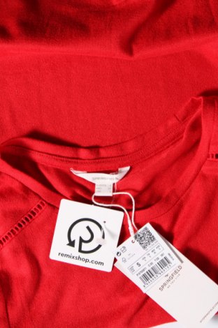 Дамска блуза Springfield, Размер S, Цвят Червен, Цена 16,20 лв.