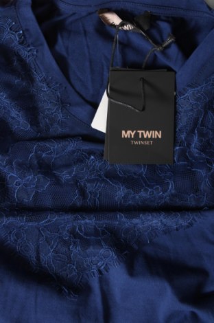 Дамска блуза TWINSET, Размер M, Цвят Син, Цена 85,75 лв.