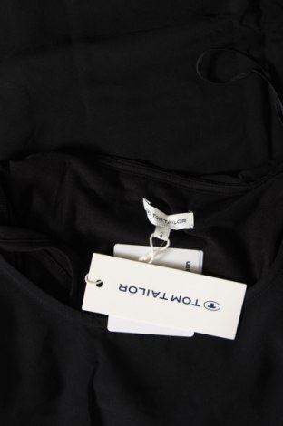 Γυναικεία μπλούζα Tom Tailor, Μέγεθος S, Χρώμα Μαύρο, Τιμή 5,57 €