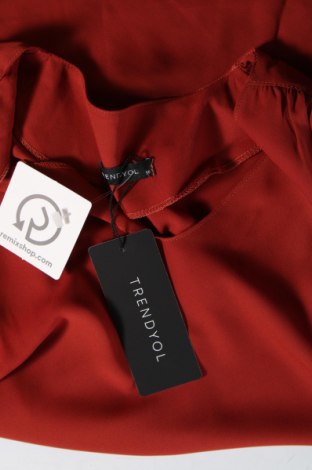 Дамска блуза Trendyol, Размер S, Цвят Кафяв, Цена 8,64 лв.