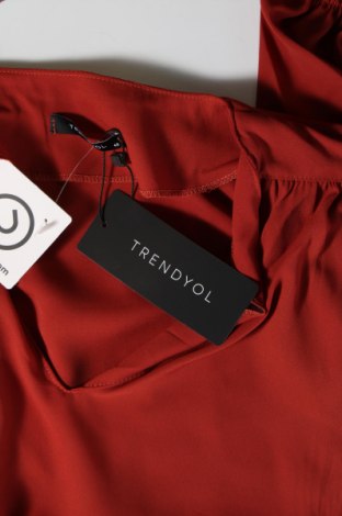 Bluză de femei Trendyol, Mărime M, Culoare Maro, Preț 23,68 Lei