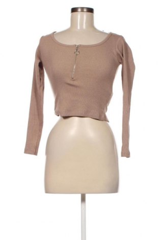 Γυναικεία μπλούζα Trendyol, Μέγεθος XS, Χρώμα  Μπέζ, Τιμή 5,20 €