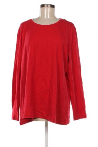Γυναικεία μπλούζα Ulla Popken, Μέγεθος 4XL, Χρώμα Κόκκινο, Τιμή 14,85 €