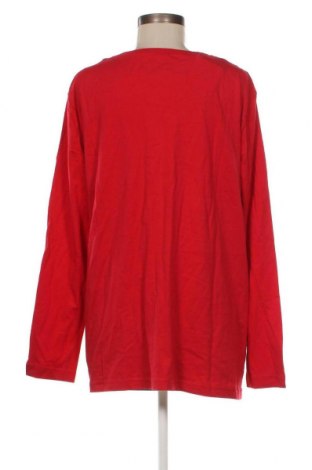 Γυναικεία μπλούζα Ulla Popken, Μέγεθος 4XL, Χρώμα Κόκκινο, Τιμή 14,11 €