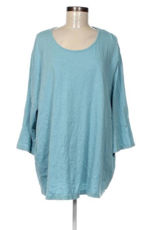 Damen Shirt Ulla Popken, Größe 4XL, Farbe Blau, Preis € 16,70