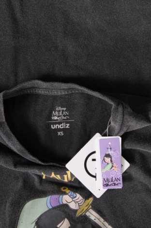 Γυναικεία μπλούζα Undiz, Μέγεθος XS, Χρώμα Γκρί, Τιμή 7,42 €