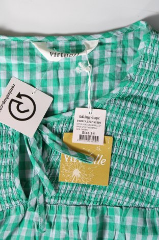 Damen Shirt Virtuelle, Größe 3XL, Farbe Grün, Preis 8,41 €