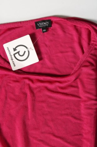 Damen Shirt Viventy by Bernd Berger, Größe XL, Farbe Rosa, Preis 2,25 €
