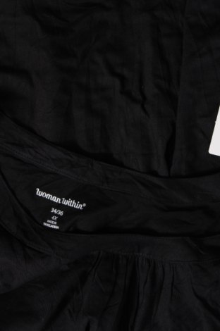 Bluză de femei Woman Within, Mărime 4XL, Culoare Negru, Preț 53,75 Lei