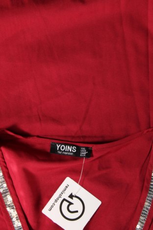 Дамска блуза Yoins, Размер XXL, Цвят Червен, Цена 13,30 лв.