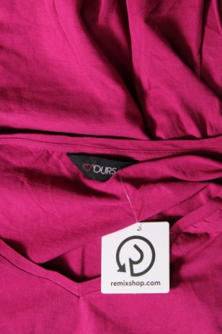 Дамска блуза Yours, Размер 4XL, Цвят Розов, Цена 15,58 лв.