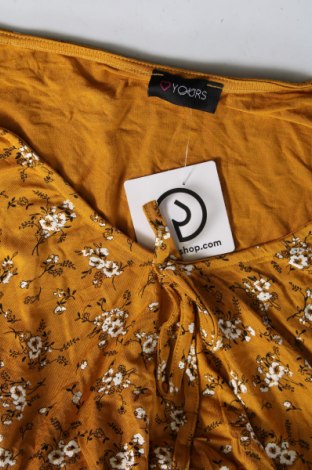 Дамска блуза Yours, Размер 3XL, Цвят Жълт, Цена 19,00 лв.