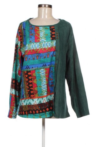 Дамска блуза Zanzea, Размер XXL, Цвят Зелен, Цена 16,15 лв.