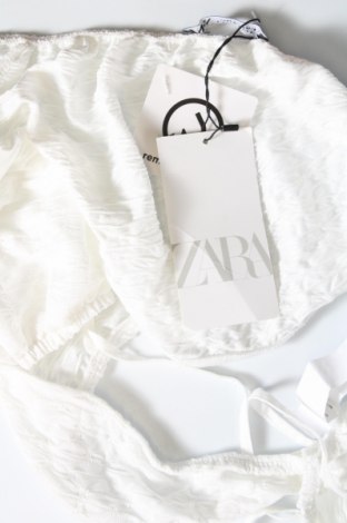 Γυναικεία μπλούζα Zara, Μέγεθος L, Χρώμα Λευκό, Τιμή 20,62 €
