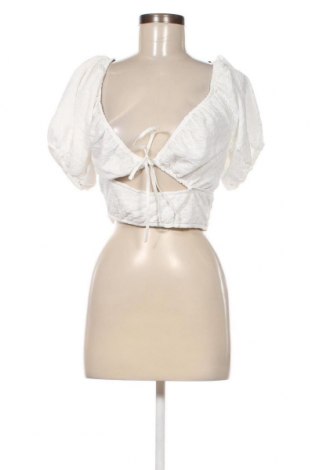 Γυναικεία μπλούζα Zara, Μέγεθος L, Χρώμα Λευκό, Τιμή 5,98 €