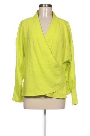 Дамска блуза Zara, Размер XL, Цвят Зелен, Цена 32,40 лв.