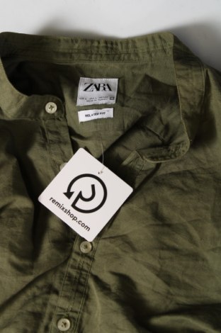Дамска блуза Zara, Размер L, Цвят Зелен, Цена 20,00 лв.