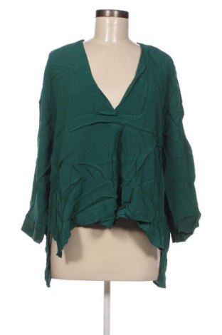Дамска блуза Zara, Размер XXL, Цвят Зелен, Цена 50,76 лв.