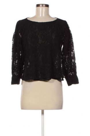 Дамска блуза Zara, Размер L, Цвят Черен, Цена 10,00 лв.