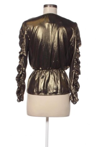 Дамска блуза Zara, Размер S, Цвят Златист, Цена 3,40 лв.