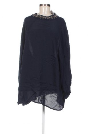 Γυναικεία μπλούζα Zizzi, Μέγεθος 4XL, Χρώμα Μπλέ, Τιμή 14,85 €