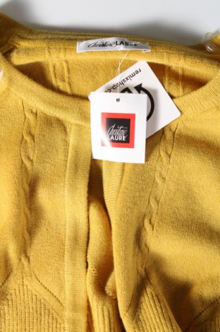 Γυναικεία ζακέτα Christine Laure, Μέγεθος M, Χρώμα Κίτρινο, Τιμή 10,21 €