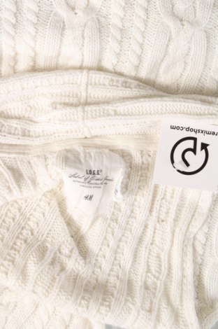 Damen Strickjacke H&M L.O.G.G., Größe S, Farbe Weiß, Preis € 4,09