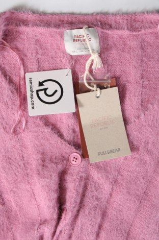 Damen Strickjacke Pull&Bear, Größe L, Farbe Rosa, Preis 10,43 €