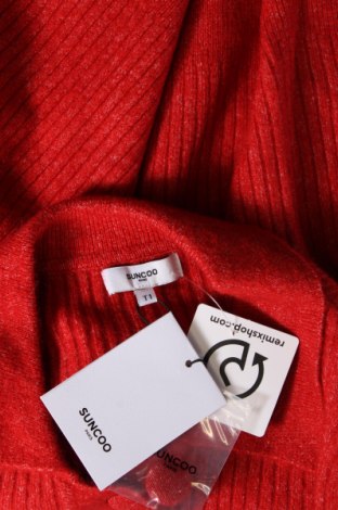 Cardigan de damă SUNCOO, Mărime S, Culoare Roșu, Preț 151,97 Lei