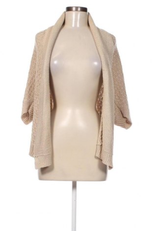 Дамска жилетка Zara Knitwear, Размер M, Цвят Бежов, Цена 7,20 лв.