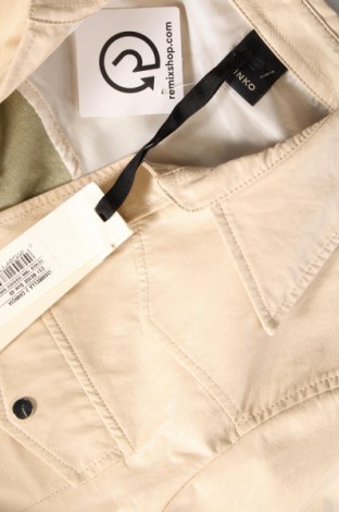 Dámska kožená bunda  Pinko, Veľkosť S, Farba Béžová, Cena  41,30 €