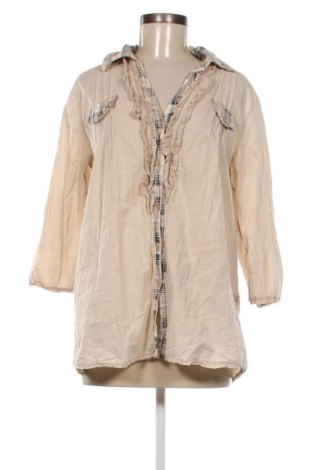 Γυναικείο πουκάμισο, Μέγεθος M, Χρώμα  Μπέζ, Τιμή 2,63 €
