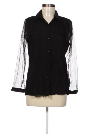 Γυναικείο πουκάμισο, Μέγεθος L, Χρώμα Μαύρο, Τιμή 10,72 €