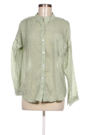 Дамска риза, Размер 4XL, Цвят Зелен, Цена 7,50 лв.