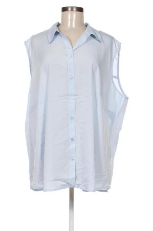 Γυναικείο πουκάμισο, Μέγεθος 3XL, Χρώμα Μπλέ, Τιμή 4,33 €