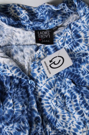 Γυναικείο πουκάμισο, Μέγεθος 3XL, Χρώμα Μπλέ, Τιμή 15,46 €