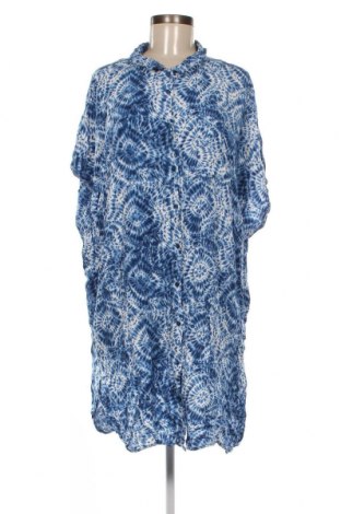 Γυναικείο πουκάμισο, Μέγεθος 3XL, Χρώμα Μπλέ, Τιμή 15,46 €