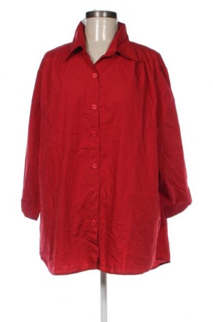 Дамска риза, Размер 4XL, Цвят Червен, Цена 23,00 лв.