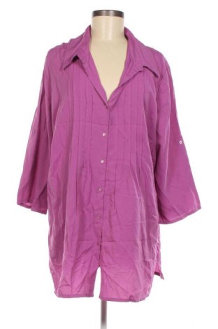 Γυναικείο πουκάμισο Ambria, Μέγεθος 3XL, Χρώμα Βιολετί, Τιμή 14,53 €