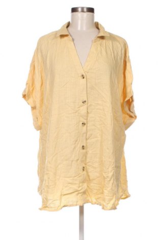Γυναικείο πουκάμισο Anko, Μέγεθος 3XL, Χρώμα Κίτρινο, Τιμή 14,69 €
