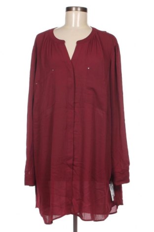 Γυναικείο πουκάμισο Apt.9, Μέγεθος 3XL, Χρώμα Κόκκινο, Τιμή 16,33 €
