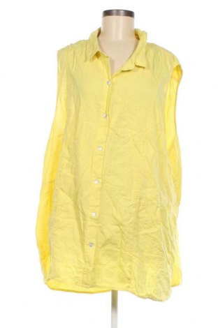 Γυναικείο πουκάμισο Beme, Μέγεθος 4XL, Χρώμα Κίτρινο, Τιμή 13,14 €