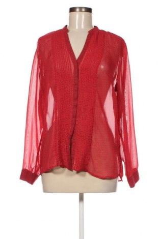Γυναικείο πουκάμισο Camaieu, Μέγεθος L, Χρώμα Κόκκινο, Τιμή 6,39 €