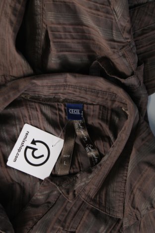 Γυναικείο πουκάμισο Cecil, Μέγεθος L, Χρώμα Καφέ, Τιμή 4,16 €