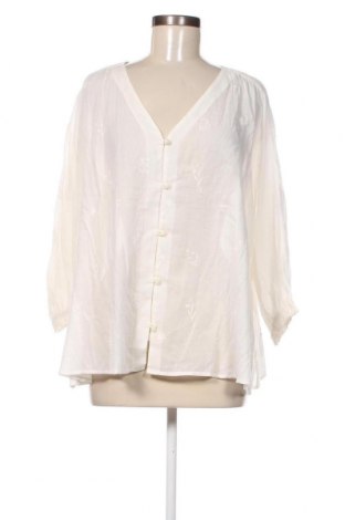 Γυναικείο πουκάμισο Des Petits Hauts, Μέγεθος M, Χρώμα Εκρού, Τιμή 39,96 €