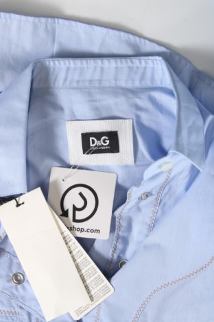 Дамска риза D&G Dolce&Gabbana, Размер S, Цвят Син, Цена 222,00 лв.