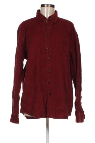 Γυναικείο πουκάμισο Dressmann, Μέγεθος XL, Χρώμα Κόκκινο, Τιμή 10,84 €