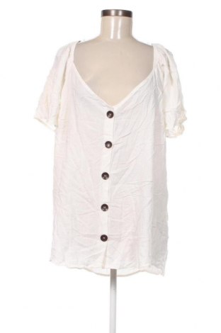 Γυναικείο πουκάμισο Ed.it.ed, Μέγεθος XXL, Χρώμα Εκρού, Τιμή 20,04 €