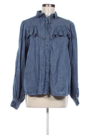 Γυναικείο πουκάμισο Ellos, Μέγεθος XL, Χρώμα Μπλέ, Τιμή 15,25 €